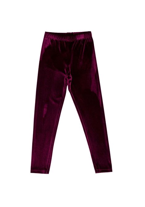 Leggings in velluto Lù-Lù BY MISS GRANT | LL4688MAGENTA